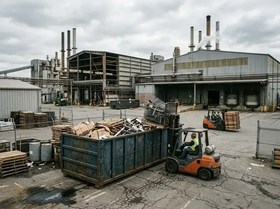 industrial-factory-scrap-conta-003 — frequently asked questions, Cheap Roll-off Dumpster Rentals in Moosic, PA